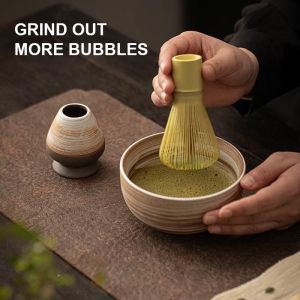 Matcha Whisk Set Matcha Set Bamboo Whisk Chasen Brush Tools Tea Set Mixing Brush Baking Cake Tools