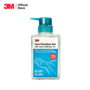 3เอ็ม ผลิตภัณฑ์แอลกอฮอล์เจล ทำความสะอาดมือ 70% ขนาด 400ml. 3M Alcohol Gel 70% 400Ml