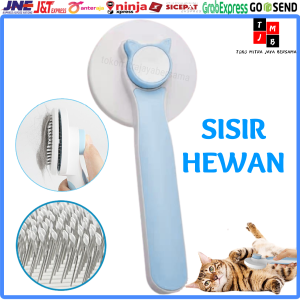 Sisir Bulu Grooming Hewan Kucing Anjing Pet Brush Perawatan Otomatis