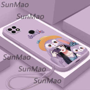 ốp lưng OPPO A15 OPPO A15S Thiết kế phim hoạt hình Silicone Soft Shell TPU Vỏ chống sốc Vỏ bảo vệ máy ảnh