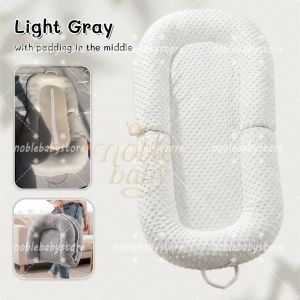 3-in-1 Portable Baby Bed Set Breathable Newborn Nest with Mosquito Net Co-Sleeping Baby Bedding 0-12M