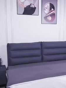 Bed headboards bedhead board bed headboard soft bag  Internet celebrity light luxury floor bedside soft upholstery customized solid wood 床头板