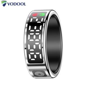 VODOOL RS08 Smart Ring 5ATM Waterproof Sport Health Ring Bluetooth-Compatible 5.1 Fitness Tracker for Men Women for Android iOS