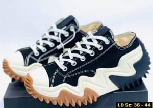 รองเท้าคอนเวิส Run Star Motion ทรงสวยแบบหุ้มข้อ ใส่เพิ่มความสูง รองเท้าผ้าใบผช รองเท้าผ้าใบผญ รองเท้าคอนเวิส G25A008