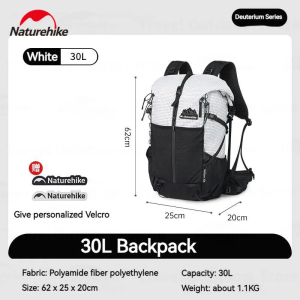 Carrier Ultralight 30L + 5L Naturehike Hellium CNK2300016 Tas Ultralight Hiking Ransel Keril Kerir Backpack Tas Gunung