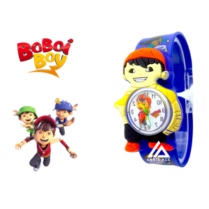 Laris Acc - Jam Tangan Anak Boboiboy Karakter Kartun Ceplok Lentur