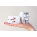 Travel Adaptor internasional colokan listrik universal steker all in1 EU AU UK US Plug multifungsi Colokan Stop Kontak. 