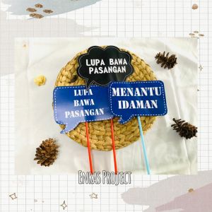 ( 6 Pcs ) Paket Aksesoris Photobooth / Photoboth Property / Photo Props Campur