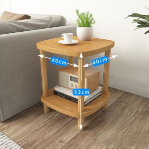 โต๊ะข้างโซฟา 2ชั้น โต๊ะกลางโซฟา โต๊ะเหลี่ยม โต๊ะห้องรับแขก โต๊ะข้าง