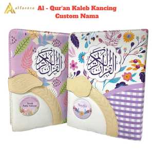 Alfareza - Variasi 4 Quran A5 Kaleb Kancing hafalan jaket emboss kancing magnet custom nama terjemahan perkata