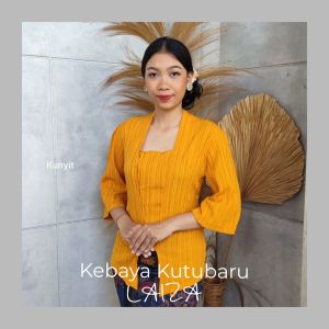 Setelan Kebaya Lady Crush Laiza Lengan Kerut dan Bawahan Kamen Moscrepe Stretch Free Selendang Modern Bali