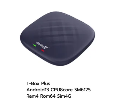 ส่งจาก กทม ประกันศูนย์ไทย Carlinkit Tbox Ultra 3 AI Box Android 15 พร้อม CarPlay ไร้สาย รองรับ YouTube Netflix Playstore Tbox UHD LED Ambient