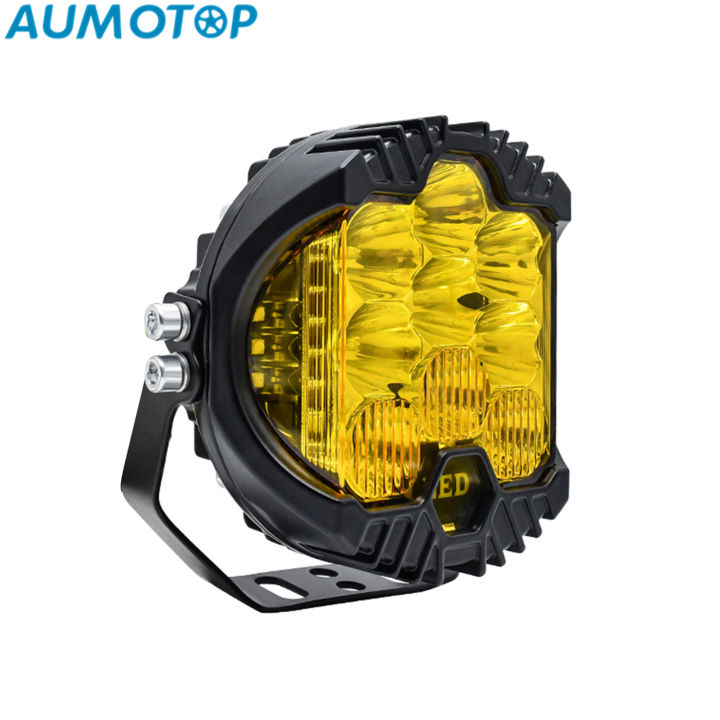7 Inch LED Work Light Pods Spot Flood Combo Beam Offroad Driving Lamp ...