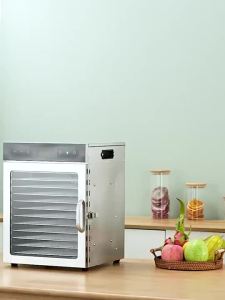 6 Trays Touch Control Electric Food Dehydrator Household Fruit Vegetable Jerky Dryer Food Drying Machine