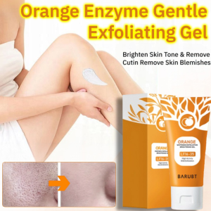 Orange Enzyme Gentle Exfoliating Gel Moisturizing Gentle Mud Exfoliation Face Body Scrub