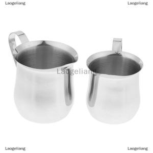 [COD] Laogeliang Coffee Milk Frothing Pitcher Cup Kitchen Stainless Steel Creamer Pitchers 60-240ML Measuring Cup With Pouring Spout Coffeeware