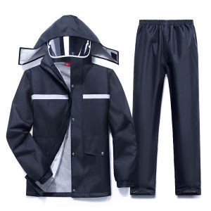 [Kendo] DT043 Raincoat  Set Motorcycle Bike Bicycle Outdoor Waterproof Rain Elastic Rainsuit Jacket+Pant
