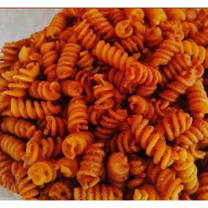 Makaroni Spiral Pedas Daun Jeruk 1Kg Cemilan Pedas Ribut Renyah Gurih Lezat Makaroni Spiral Pedas