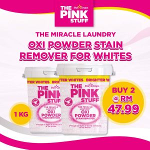 [PROMO BUY 2] The Pink Stuff Laundry OXI Powder Stain Remover for Whites (1KG) x 2