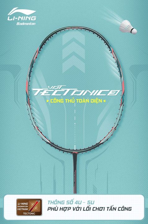 Vợt cầu lông Lining Tectonic 3 - 5U / 4U (Chính hãng) | Lazada.vn