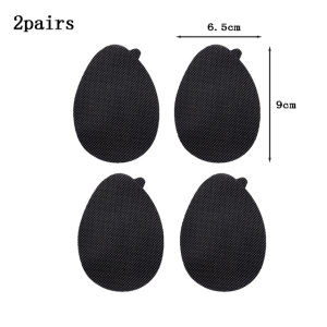 2Pairs Wear-Resistant Non-Slip Shoes Mat Self-Adhesive Forefoot High Heels Sticker High Heel Sole Protector Rubber Pads Cushion