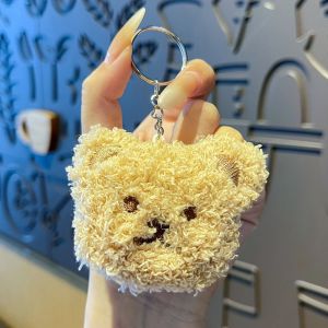 LALA(XXT08) พวงกุญแจ(หัวหมี)พวงกุญแจน่ารัก พวงกุญแจตุ๊กตา ขนนุ่มนิ่ม