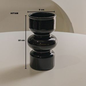 INS Korea Transparent Glass Arumi Vase/ Vas Bunga Kaca Aesthetic untuk Dekorasi dan Property Foto