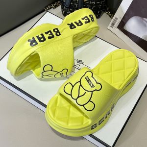 [Free Shipping] EVA Slippers For Women High-Heeled Summer Indoor Home Shoes Suitable For Outdoor Wear Height-Increasing Non-Slip And Designed For Petite Women Featuring A One-Strap Design