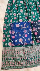 (READY STOCK) Long Gown FABRIC : REYON WITH 2D FOIL WORK finatdc8/016