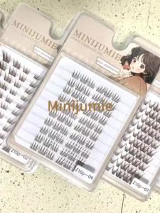 Minijumie 10 hàng màu nâu hoa hướng dương mi giả tách sợi mi giả tự nhiênmi cáo
