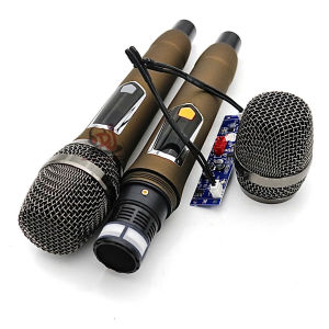 Micro loa kéo thân nhôn sóng UHF cao cấp micro karaoke loa kéo loa di động hàng nhập nguyên chiếc