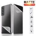 Hydrogel MATTE Anti Glare Samsung S24 S23/ S22/S23FE S22 ULTRA/S21/S21FE/A14/A12/M12/S20/S20FE/A02S/M31/M20/M10/A10/A10S/A31/A20S/M30S/M21/A21/A13 4G 5G Hidrogel Front-Depan Back-Belakang DOFF Jelly Full Cover-Coverage Mate DOve FE S-Gores Antigores Plus. 