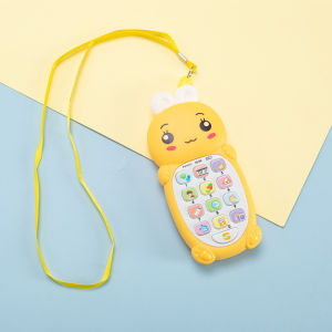 Điện Thoại Đồ Chơi Cho BéĐiện Thoại Có Gặm Nướu Phát Triển Khả Năng Âm Nhạc Cho Bé ( Kèm Tặng Pin)