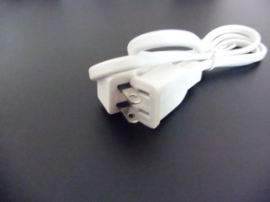 Right Angle 2Pin Japan Plug to Socket Power Adapter Extension Cord 10A 2500W Male to Female 2 Foot Power Cable Adapter For Light Electric Fan