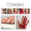 ❤️【Same Day Delivery】 120/30ml Ultra-Realistic Fake Blood for Bloody Nose Eyes Ears Party Vampire Zombie Makeup Props Halloween Cos Decoration LZC-Fake-Blood. 