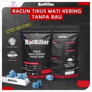 RatKiller Racun Tikus Mati Kering Tanpa Bau 100 Gram Ampuh  Bergaransi