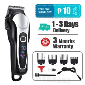 Kemei Razor Hair Cut Rechargeable Hair Clipper for Man Hair Clipper Rechargeable LCD Barber KM-1995