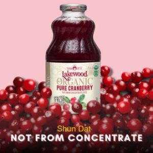 Cranberry Juice (PomeFresh Pure Organic Cranberry Juice)