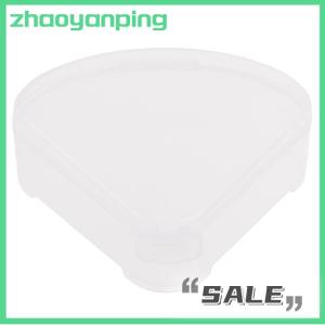 zhaoyanping ฟองน้ำสามเหลี่ยมแบบพกพาโปร่งใสเครื่องสำอางกระเป๋าแต่งหน้าพัฟกล่องจัดเก็บ