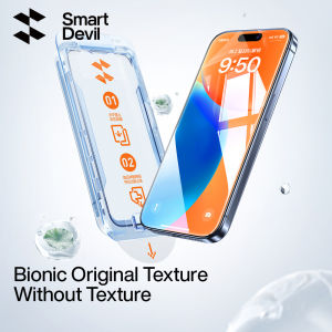 SmartDevil Tempered Glass Film for iPhone 15 Pro Max iPhone 14 Pro Max iPhone 13 Pro Max iPhone 15 Plus iPhone 14 Plus Clear Privacy Screen Protector Dust Proof Protect with Quick Installation Tool