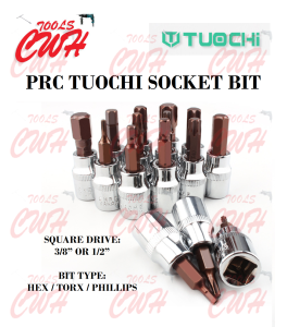 PRC 3/8" 1/2" HEXAGON HEX TORX STAR PHILLIPS ALLEN KEY BIT SOCKET RACHET L T HANDLE SCREW DRIVER CWH TOOLS SDN BHD TRADING GROUP KING TOYO SATAGOOD TOPTUL