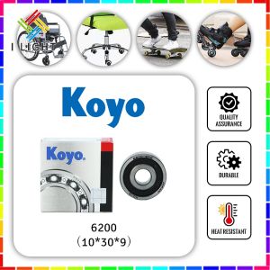 (Fast Delivery)Koyo Bearings JAPAN Wheel Ball Bearing 6200-6303 2RS Full Size With Rubber Seal