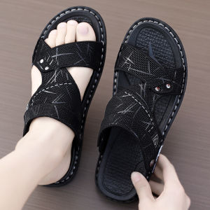 Vietnamese MenS Summer Outdoor Sandals Durable For Work Driving And Beach Use