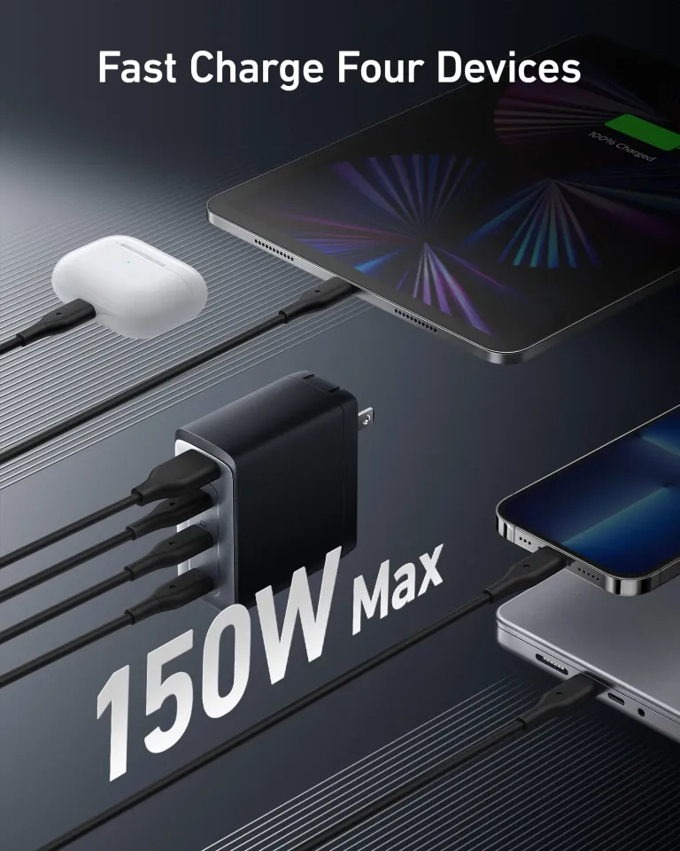 【新品未使用】Anker 747 Charger (GaNPrime 150W) Anker 747 Charger (GaNPrime 150W) | 急速充電器の製品情報