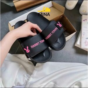 Dép bánh mỳ Rabbit Town dép lê nữ đế cao thỏ rabbit siêu xinh