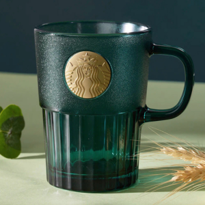 starbuck official store Starbuck dark green glass authentic nameplate bronze medal mug childrens divine water cup lovers cup birthday present starbuck tumbler starbuck mug