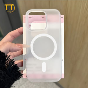 Tri-Town Ultra-thin Matte Clear Magnetic Case for iPhone 11 18 17 16 15 14 13 12 Pro Max Wireless Charging Cover