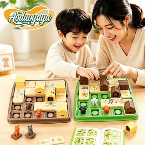 Aoduoyaya Logic Puzzle Maze Board Game Mainan Puzzle Kanak Kanak Travel Toy Parent Child Interactive