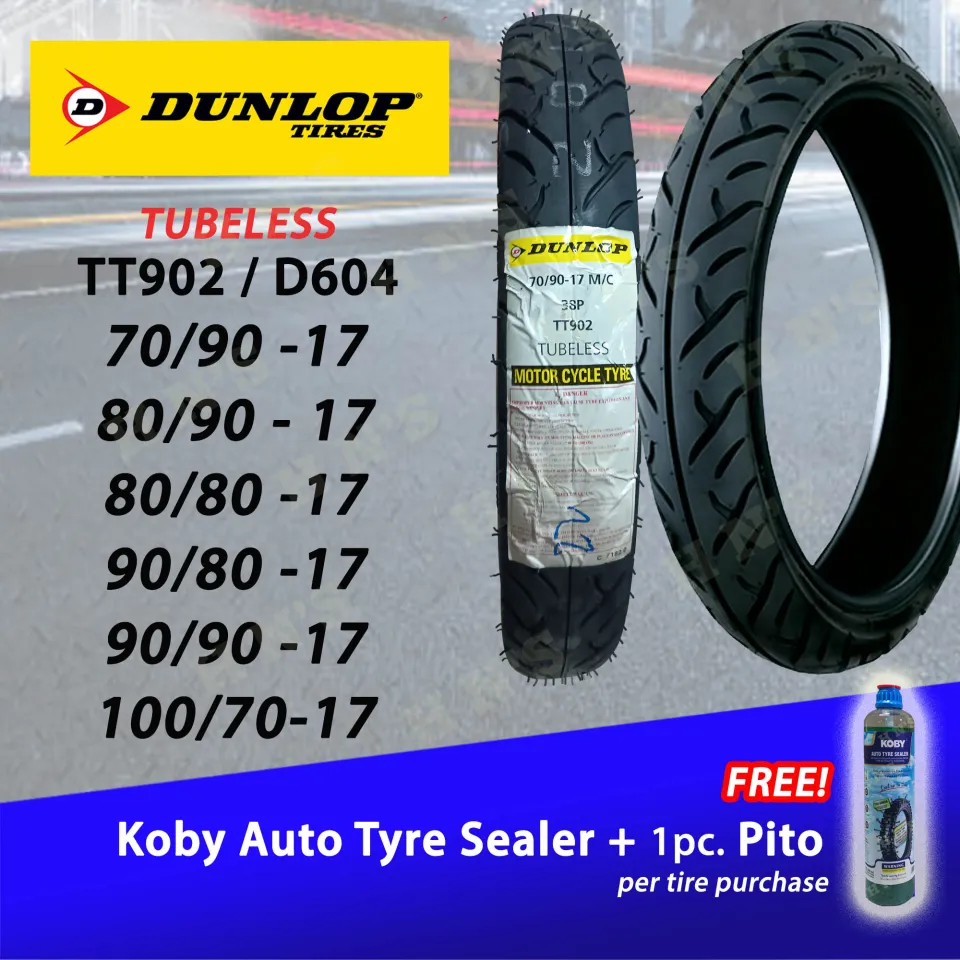 DUNLOP TT902 Tubeless Tires 70/90-17 80/80-17 90/80-17 90/90-17