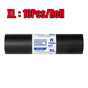 【BIG SALE】JQ013 100PCS/200PCS Trash Garbage Bag Biodegradable Household Thickened Kitchen Flat Mouth Garbage Bag For Hotel Community Street School Hospital Park Large/XL/XXL 10PCS/Roll Free Shipping Sale